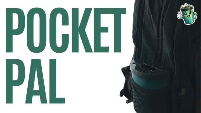 Pocket Pal: A Portable Trash Can for Your Backpack