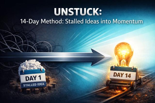 UNSTUCK: A 14-Day Method to Turn Stalled Ideas Into Momentum